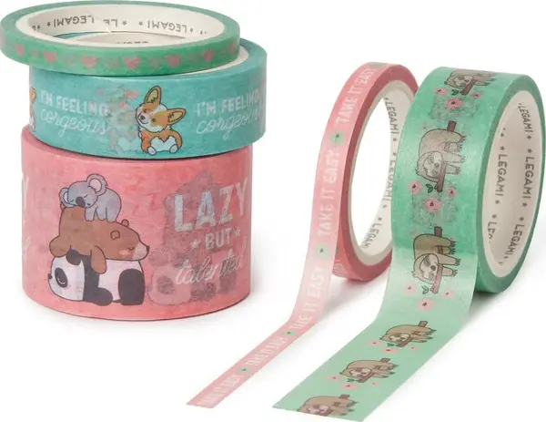 Legami Bant Tape by Tape Cute Animals Set  - Image 1