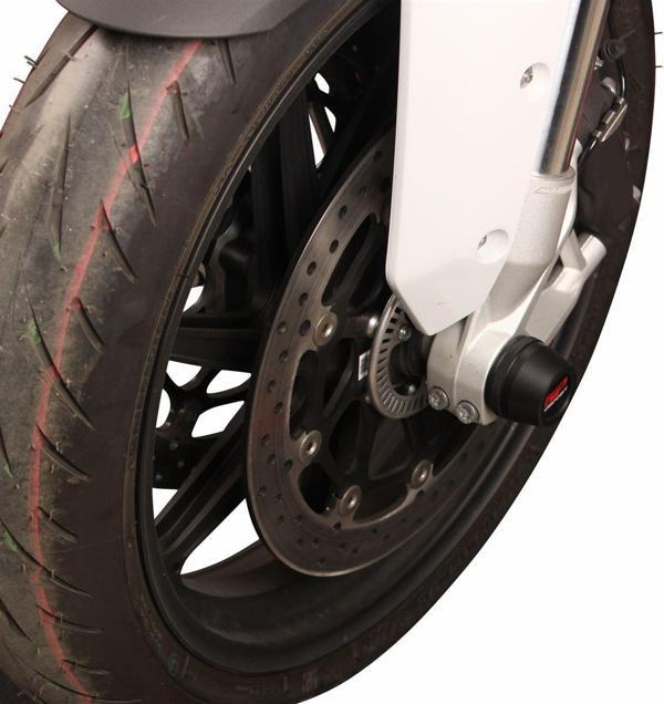 GP Kompozit BMW S 1000 XR 2024 Uyumlu Aks Koruma Takozu Seti Siyah - Image 1