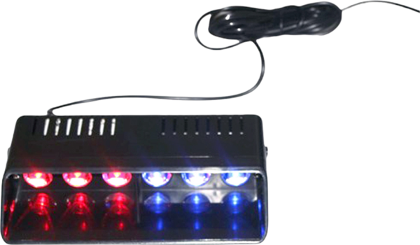 Space Flaş Led Çakarlı 6W KırmızıMavi 8 Fonksiyonlu / LAPA174 - Image 1