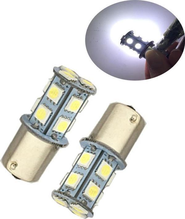 Tek duy düz tırnak led ampul 13SMD 3W 12V beyaz / LAAM698 - Image 1