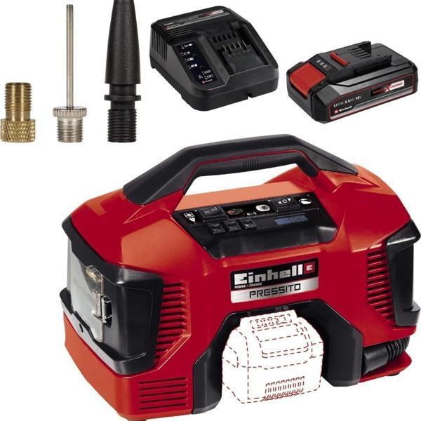 Einhell PRESSITO Hibrit Çok Fonksiyonlu Kompresör 18V 2.5AH - Image 1