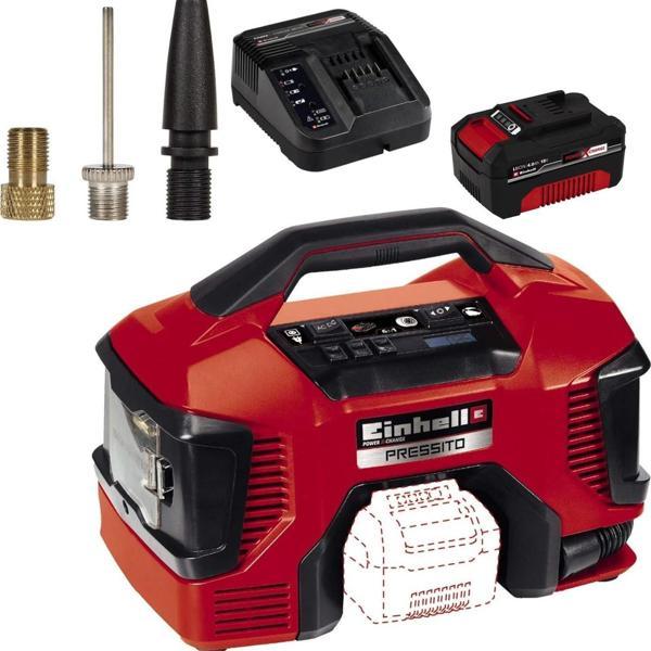 Einhell PRESSITO Hibrit Çok Fonksiyonlu Kompresör 18V 4AH - Image 1