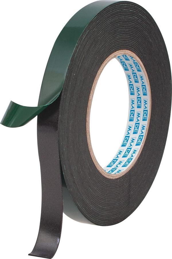 MADE SİYAH ÇİFT TARAFLI KÖPÜK BANT 15x10METRE - Image 1