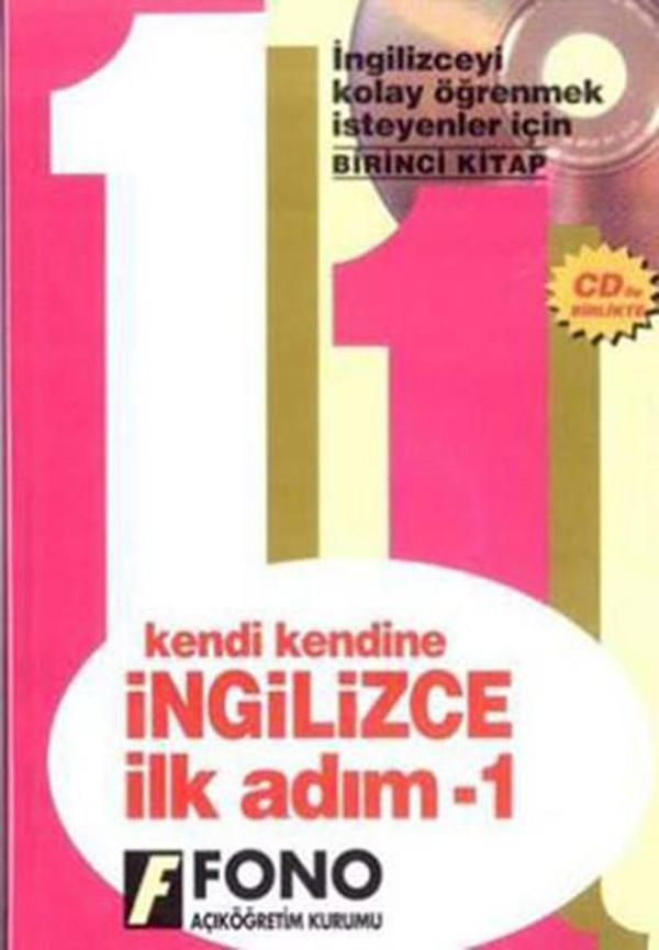 İngilizce İlk Adım 1 (2 CD'li) - Kutulu - Fono Yayınları - Image 1