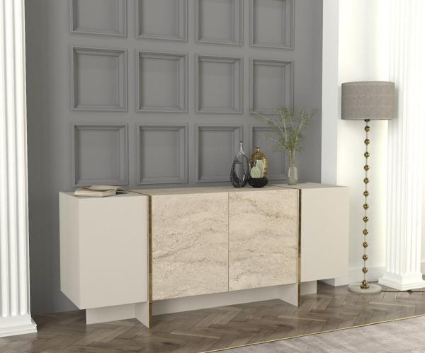 Dekorister Exclusive Veyron Konsol Kumtaşı-Traverten - Image 1