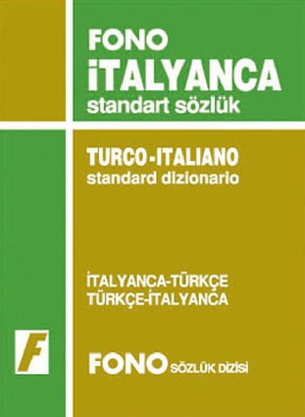 İtalyanca-Türkçe/Türkçe-İtalyanca Standart Sözlük - Fono Yayınları - Image 1