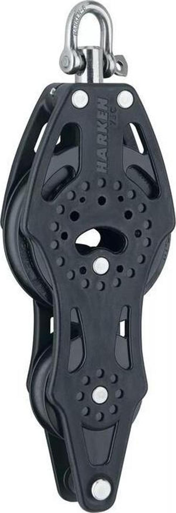 Harken 75mm Carbo Kuyruklu Alt Alta İkili Makara / 14mm - Image 1