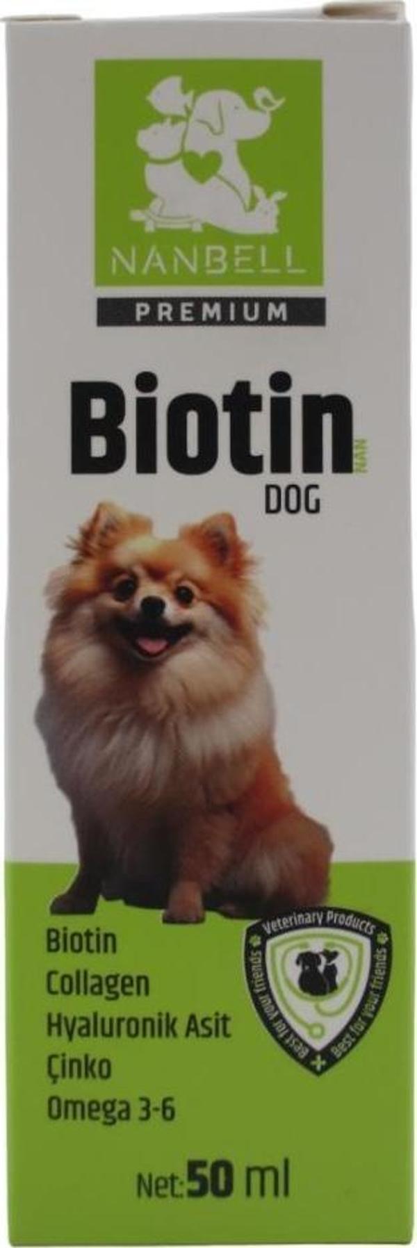 Nanbell Biotin Çinko Köpek Tüy Sağlığı 50Ml - Image 1