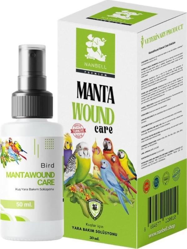 Nanbell Manta Wound Kuş Yara Bakım Solüsyonu 50Ml - Image 1