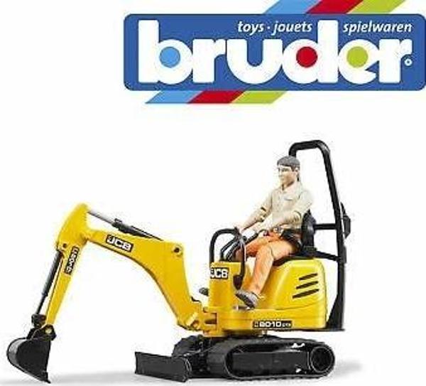 Bruder Jcb Küçük Kepçe 8010 Cts Ve İnşaat İşçisi B World BR62002 - Image 1