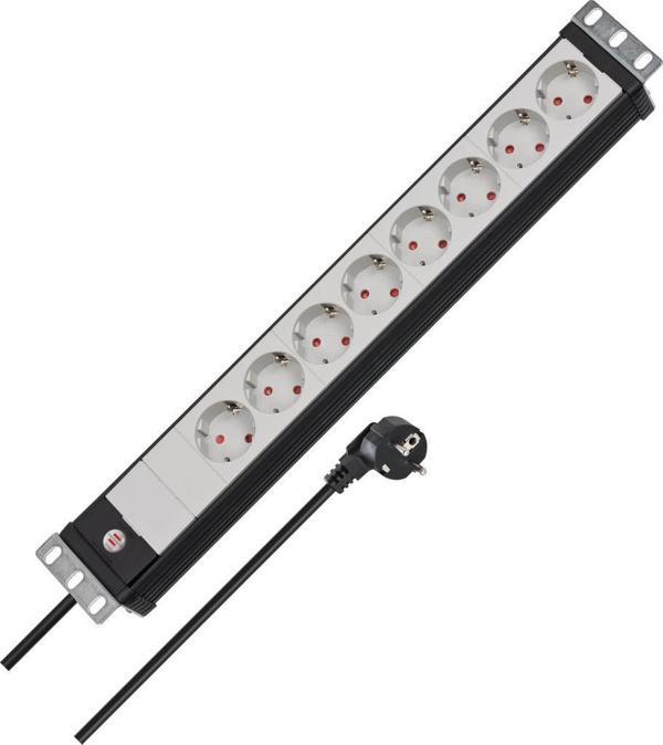 Brennenstuhl Premium-Line 8 Soketli 3 Metre Kablolu Server Dolabı Uyumlu 16 A Priz 5 Yıl Garantili - Image 1