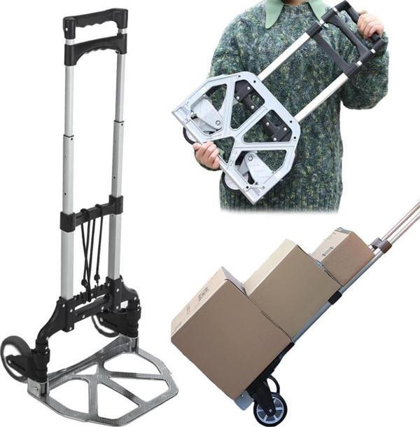 NEW-MAX Multi Fonksiyon Katlanır 70 Kg Kapasiteli Asma Aparatlı Portatif Koli Taşıma Aracı  - Image 1