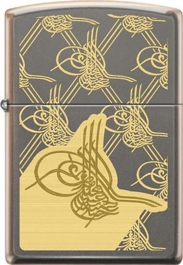 Zippo 49839 Ottoman Tugra Design Çakmak - Image 1