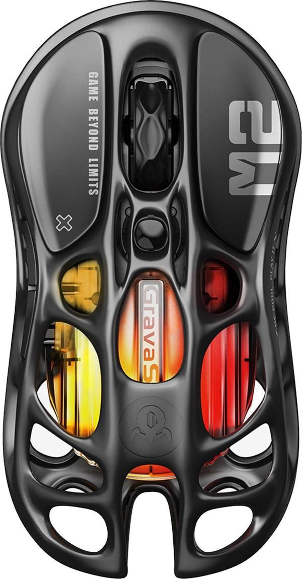 GravaStar Mercury M2 Siyah Kablosuz Gaming Mouse - Image 1