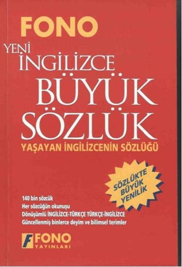 Yeni İngilizce Büyük Sözlük - Fono Yayınları - Image 1