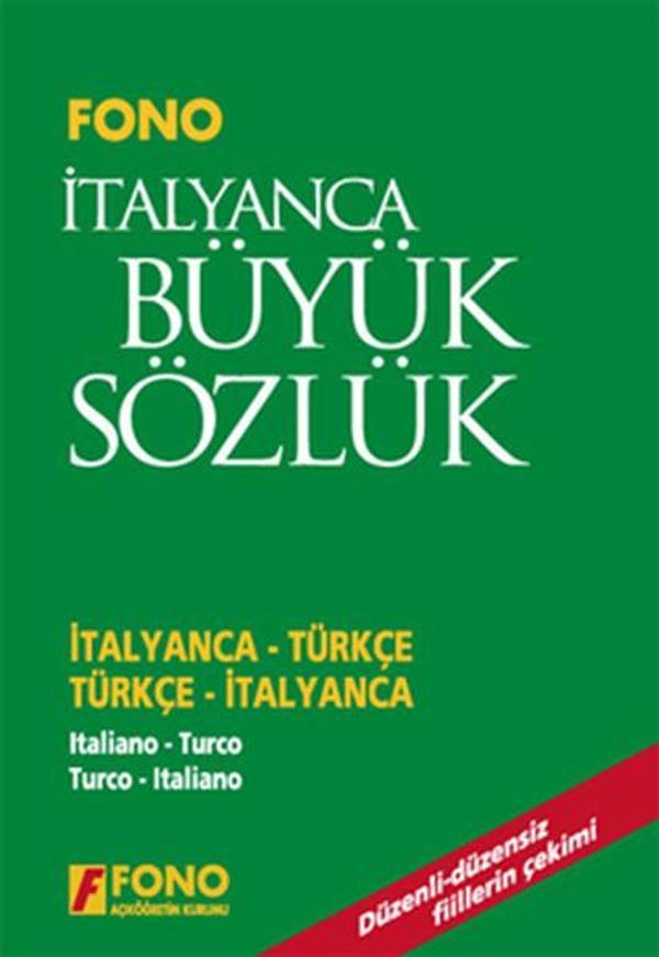 İtalyanca/Türkçe - Türkçe/İtalyanca Büyük Sözlük - Fono Yayınları - Image 1