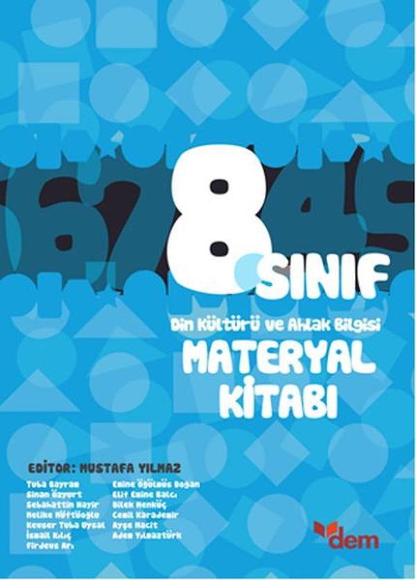 8. Sınıf Din Kültürü ve Ahlak Bilgisi Materyal Kitabı - Dem Yayınları - Image 1