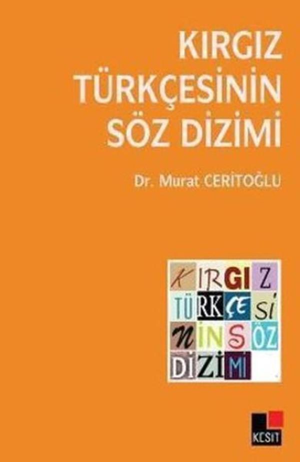 Kırgız Türkçesinin Söz Dizimi - Kesit Yayınları - Image 1