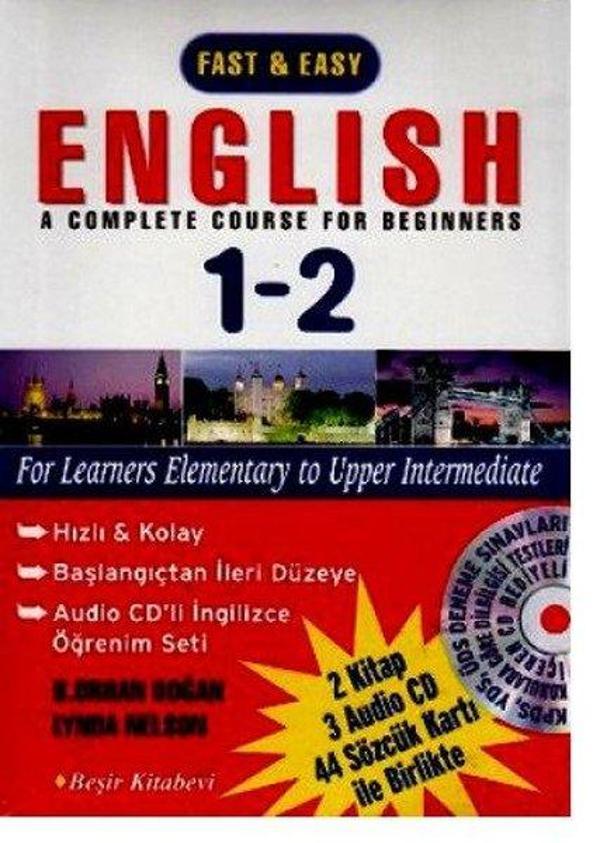 English 1 - 2 Hızlı Kolay / 3 Kasetli Eğitim Klavuzu - Beşir Kitabevi - Image 1