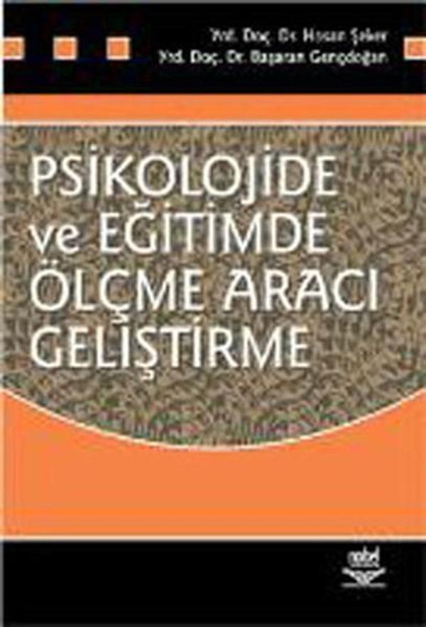 Psikolojide ve Eğitimde Ölçme Aracı Geliştirme - Nobel Akademik Yayıncılık - Image 1