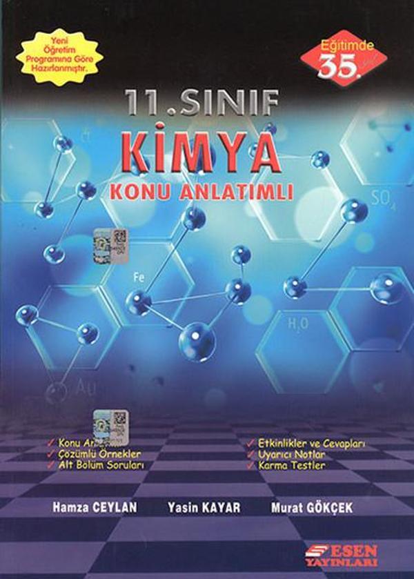 Esen 11. Sınıf Kimya Konu Anlatımlı - Esen Yayıncılık - Eğitim - Image 1