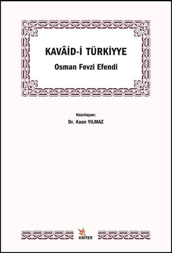 Kavaid-i Türkiyye - Kriter - Image 1