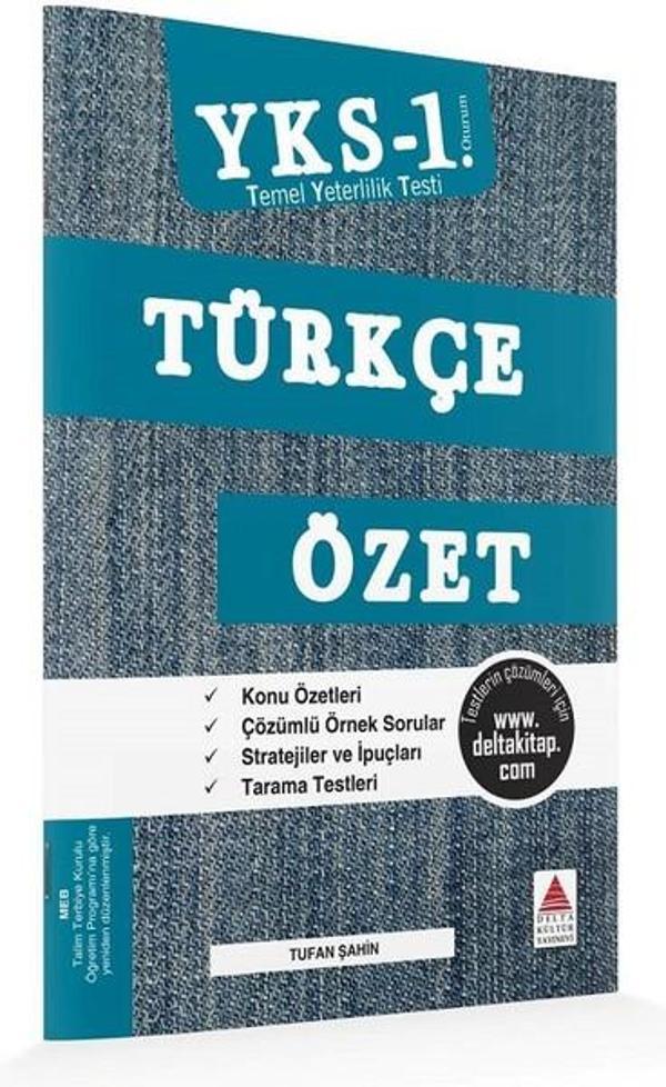 YKS 1.Oturum Türkçe Özet TYT - Delta Kültür-Eğitim - Image 1