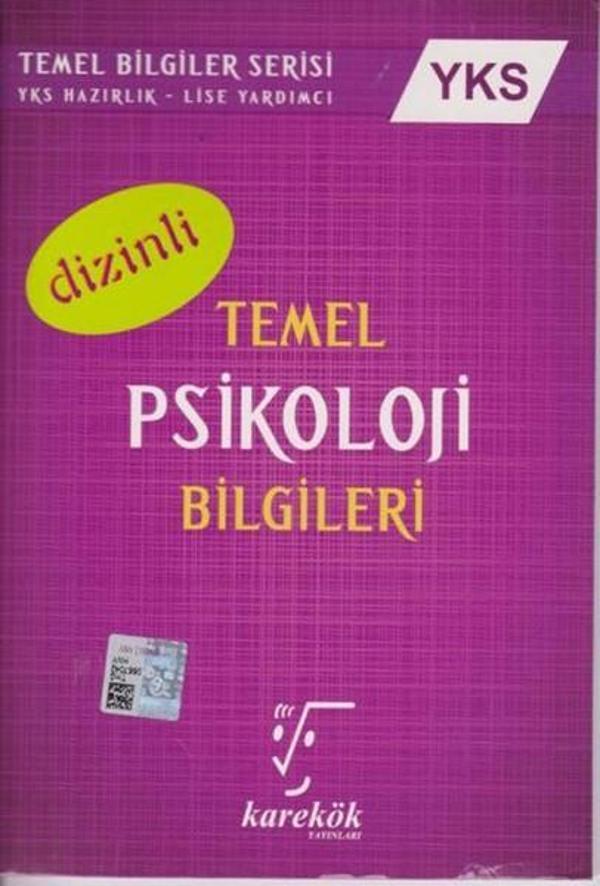 YKS Temel Psikoloji Bilgileri Dizinli - Karekök Eğitim Yayınları - Image 1