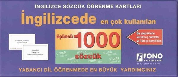 İngilizcede En Çok Kullanılan Üçüncü 1000 Sözcük - Fono Yayınları - Image 1