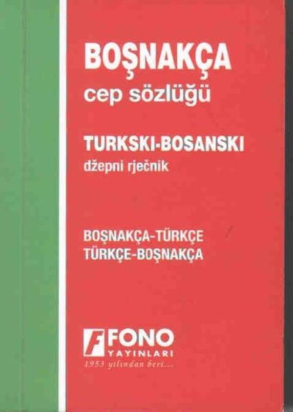 Boşnakça Cep Sözlüğü-Boşnakça Türkçe-Türkçe Boşnakça - Fono Yayınları - Image 1