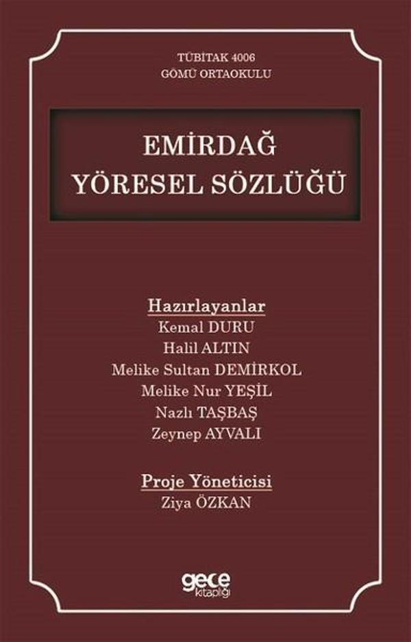Emirdağ Yöresel Sözlüğü - Gece Kitaplığı - Image 1