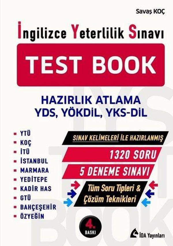 İngilizce Yeterlilik Sınavı-Test Book - İDA Yayınları - Image 1