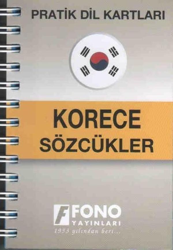Pratik Dil Kartları-Korece Sözcükler - Fono Yayınları - Image 1