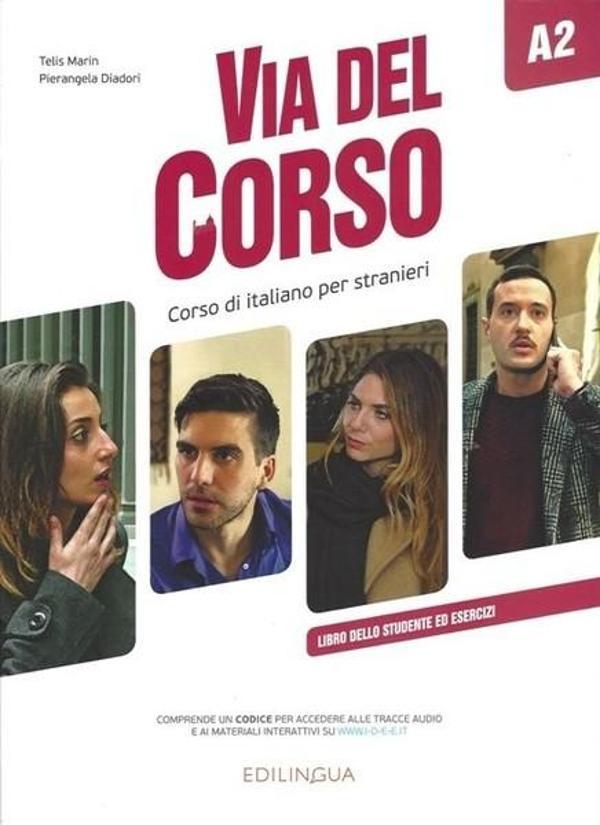 Via del Corso A2 Libro Dello Studente ed Esercizi - Edilingua - Image 1