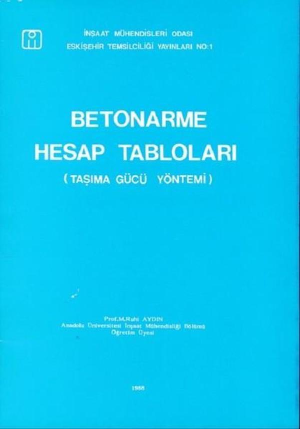 Betonarme Hesap Tabloları - Bilim Teknik Yayınevi - Image 1