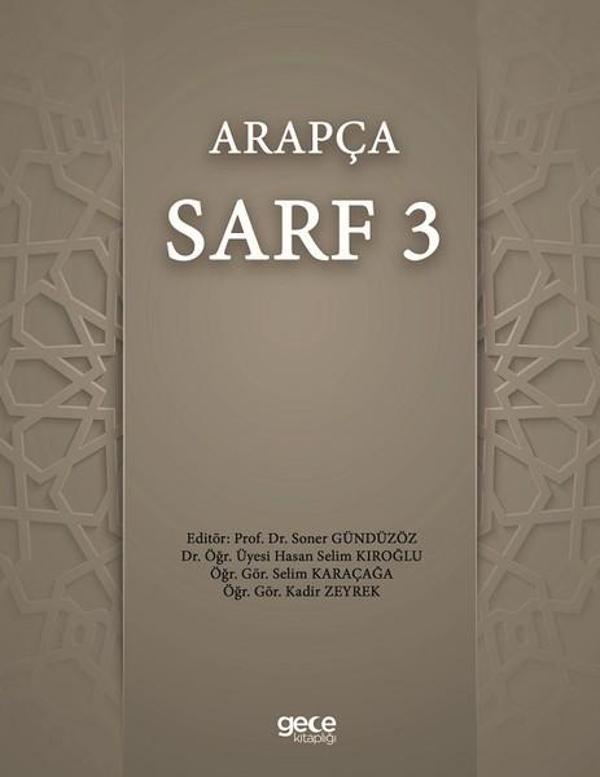 Gece Kitaplığı Arapça Sarf 3 - Gece Kitaplığı - Image 1