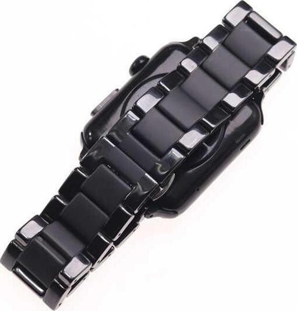 Apple Watch 38mm Mat Seramik Metal Kordon - Image 1