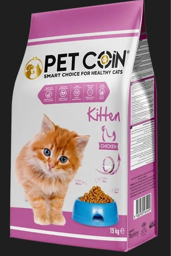 Petcoin Kitten Kedi Maması 15 Kg - Image 1