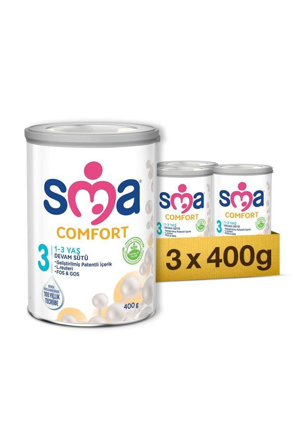SMA 3 Devam Sütü Comfort 400 Gr X 3 Adet - Image 1
