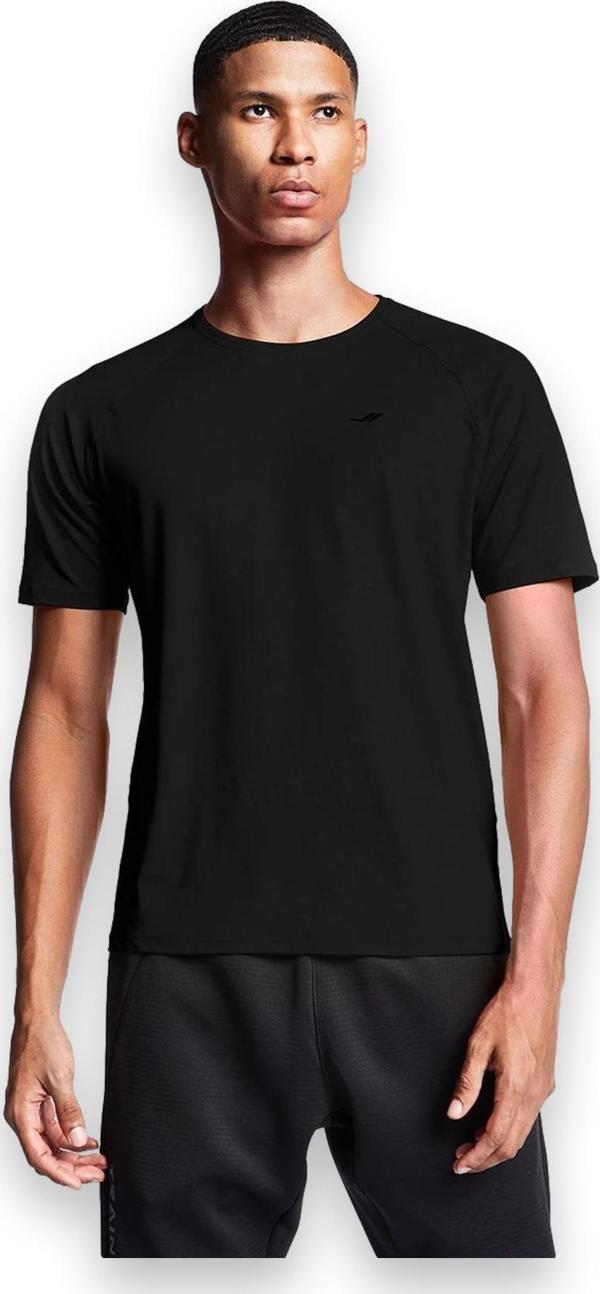 Lescon 24B-1024 Antrenman Kısa Kol T Siyah Erkek T-Shirt L - Image 1