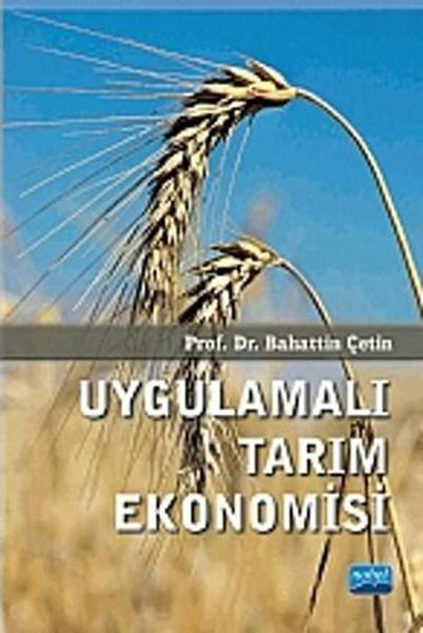 Uygulamalı Tarım Ekonomisi - Nobel Akademik Yayıncılık - Image 1