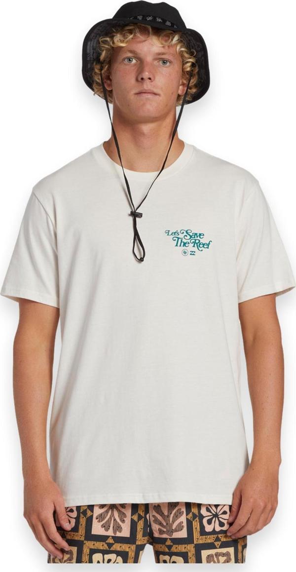 Billabong Abyzt02335 Cglets Savethe Reef Ss T Beyaz Erkek T-Shirt XL - Image 1