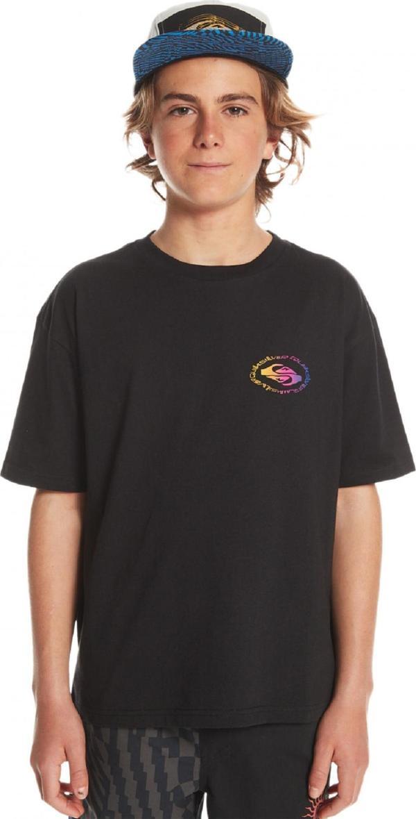 Quiksilver Eqbzt04616 Radicalflag B Tees Siyah Uni̇sex T-Shirt L/14 Yaş - Image 1
