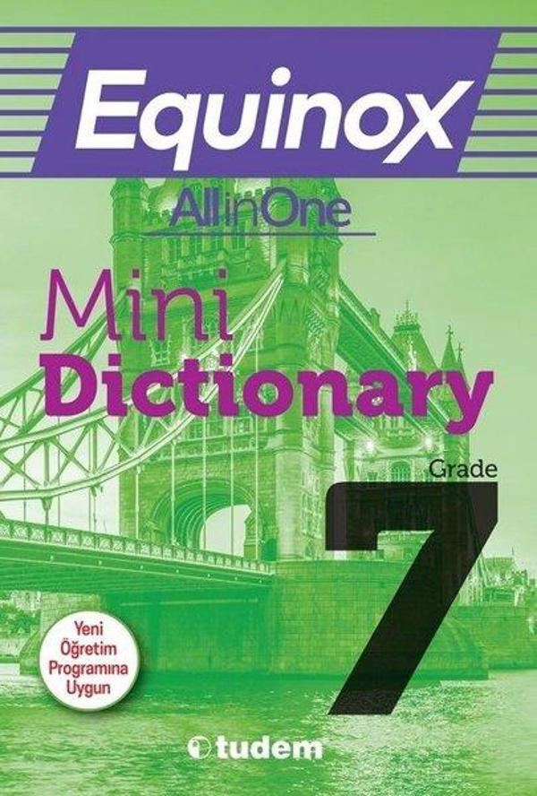 7.Sınıf Equinox All in One Mini Dictionary - Tudem Yayınları - Ders Kitapları - Image 1