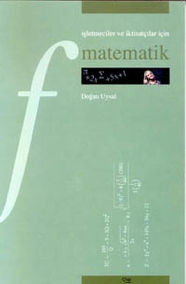 İşletmeciler ve İktisatçılar İçin MatematikDers Notları - Çizgi Kitabevi - Image 1