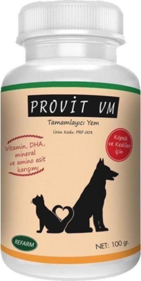 Profarm Provit Vm Kedi Ve Köpek Multivitamin Tamamlayıcı Yem 100 Gr - Image 1