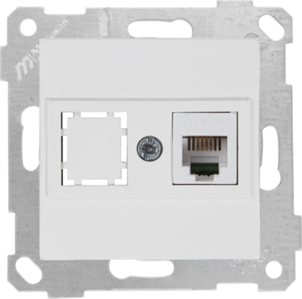MUTLUSAN RİTA BEYAZ NÜMERİS TELEFON PRİZİ (ÇERÇEVE HARİÇ) - Image 1