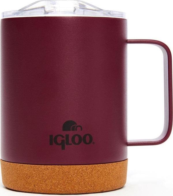 Igloo Cork Mug 350ml-KIRMIZI - Image 1