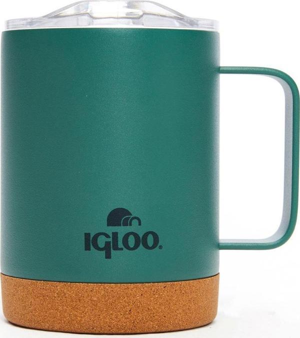 Igloo Cork Mug 350ml-YEŞİL - Image 1