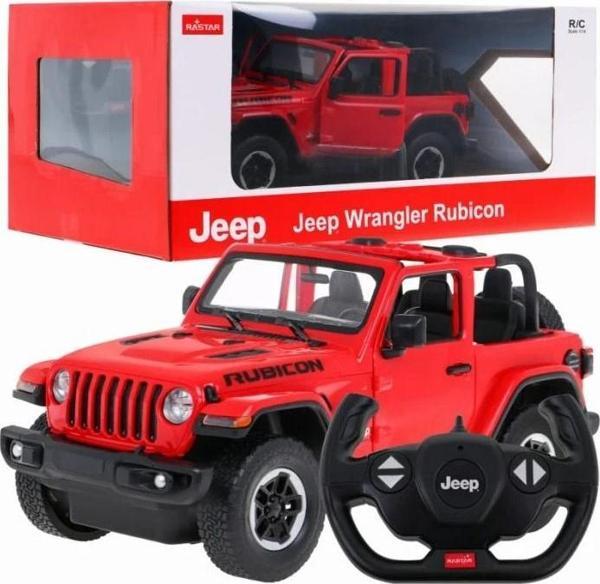 Rastar 1:14 Jeep Wrangler Rubicon Uzaktan Kumandalı Araba 16096 Kırmızı - Image 1